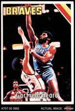 1975 Topps #136 Garfield Heard Braves-BskB Oklahoma 5 - EX