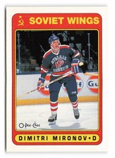 1990-91 O-Pee-Chee Dmitri Mironov #514 Rookie Soviet Wings