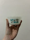 Vintage Anchor Hocking Fire-King Milk Glass In “Blue Heaven” Pattern