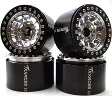 Rc 2.2 Aluminum Alloy Beadlock Wheels And Tires Upgrades Accessories Rims For 1