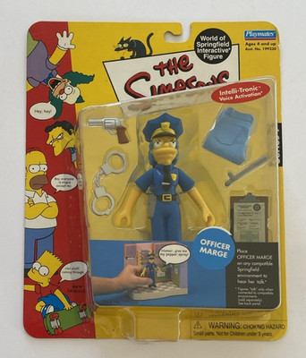 The Simpsons Series 7 Officer Marge Action Figure Playmates 2001