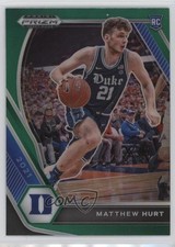 2021-22 Panini Prizm Draft Picks Green Prizm Matt Hurt Matthew Hurt #34 02l5
