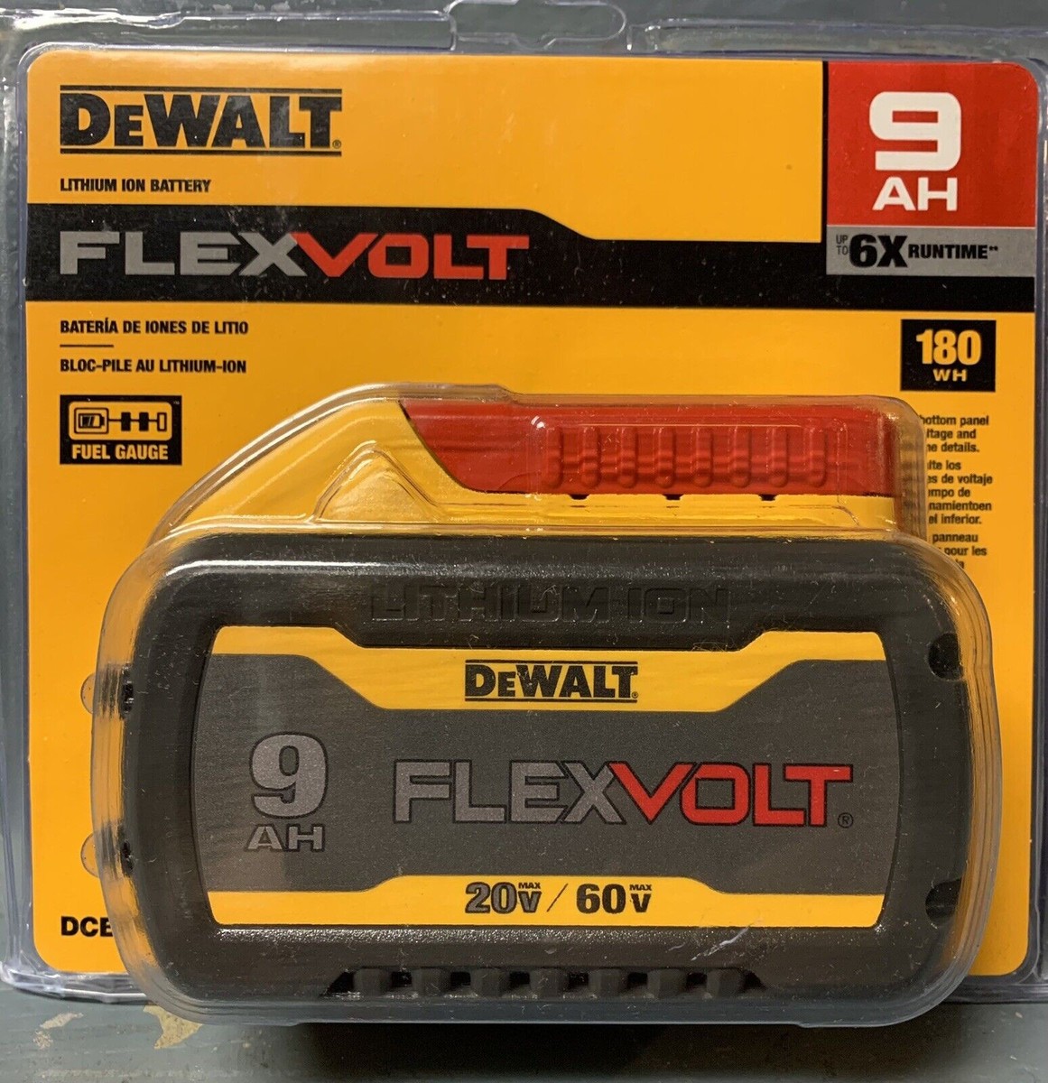 DEWALT DCB609 20V/60V Max Flexvolt Battery