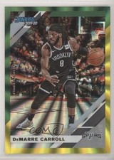 2019-20 Panini Donruss Holo Green & Yellow Laser DeMarre Carroll #17 g6p