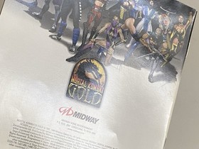 Mortal Kombat Gold Sega Dreamcast Complete Game Yellow Disc Case Manual MK 4 MK4