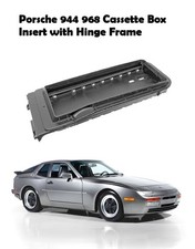 Porsche 944 968 Cassette Box Insert with Hinge Frame (without Cover)