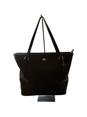 Coach Payton Saffiano Leather Zip Top Tote Style F27349