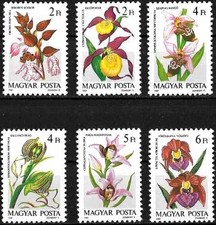 Timbres Flore Orchidées Hongrie 3129/3134 ** - 88099GC