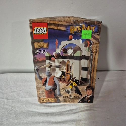 LEGO Harry Potter 4712 Troll on the Loose set 71 pcs 2002 BRAND NEW RARE OOP!