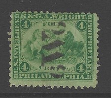 Bigjake: RT-25a, 4 centavos R. & G. A. Wright, perfumería