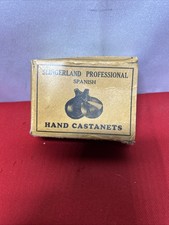 Vintage Handmade Spanish Wooden Castanets