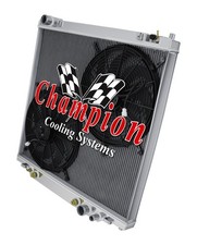 Ar 1 Row Cr Series Radiator16 Fans For 1999-2004 Ford F-350 Super Duty