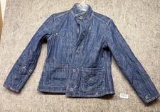 Chico s Jacket Reversible Womens Quilted Floral Blue Pockets Size 1