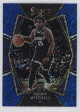 2021-22 Panini Select Premier Level Blue Shimmer Prizm Davion Mitchell #118 1u6