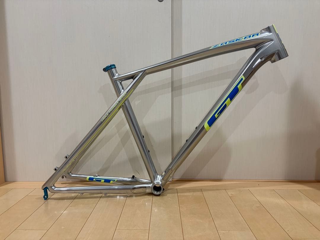 GT Zaskar Carbon Team Freme Set MTB 26&rdquo; Unused Chrome L 51