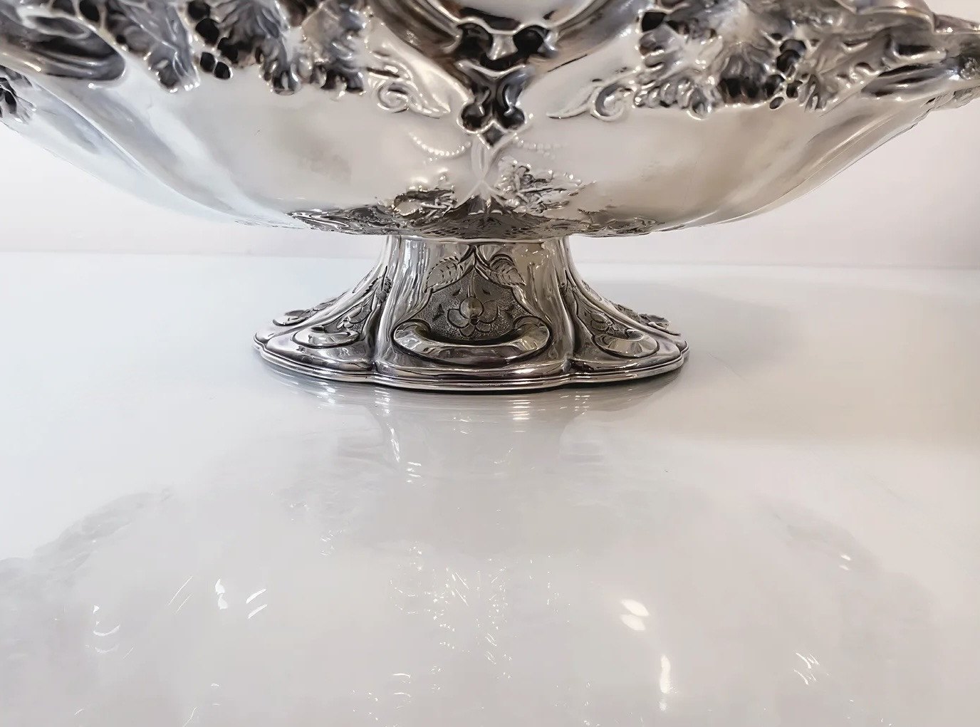 Silber & Fleming England Antique 1876 Silver Plate Bride’s Basket