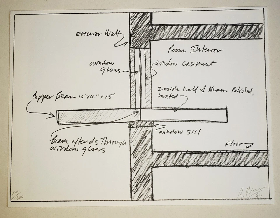 Robert Morris FIRMADO Edición Limitada RARO Colección Nueva York para Estocolmo 1973 Foto 2 de 4