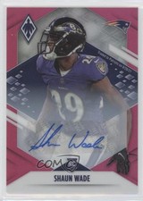 2021 Panini Phoenix Rookie Pink Auto 40/99 Shaun Wade #175 Auto 0nr3
