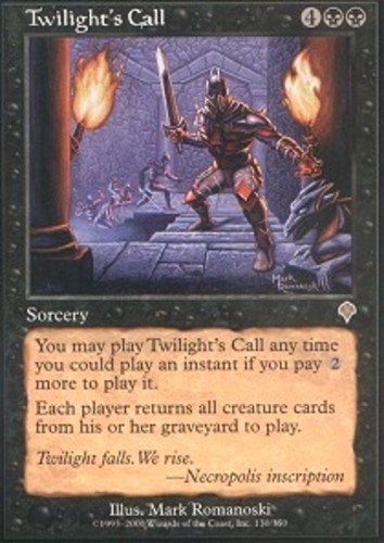 Invasion Twilight's Call - Foil x1 Light Play, English Magic Mtg M:tG