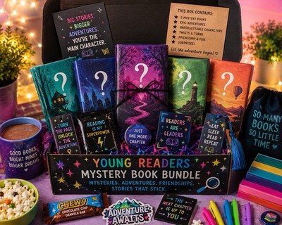 Blind Date With A Book Young Adult Book Box Gift Bundle  3-5 Books