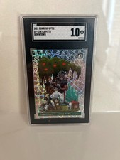 2021 Donruss Optic Kyle Pitts ROOKIE Downtown DT-13 SGC 10 Gem Mint Falcons RC