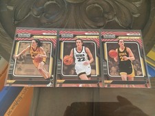 CAITLIN CLARK 2024 PANINI CONTENDERS RED TARGET CAMPUS LEGENDS / 3 CARD SET