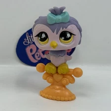 OWL #924 W/ Accessory - Authentic Littlest Pet Shop - Hasbro LPS