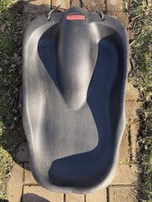 Rare Rubbermaid Icy Rider SBS JR Snow Sled Hard To Find Black Made in USA