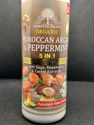 Essential Palace Moroccan Argan Peppermint Body Lotion 16fl Oz