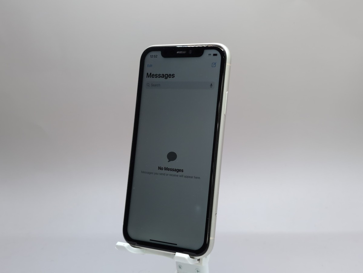 Apple iPhone 11 A2221 64GB White Unlocked W088624 | eBay