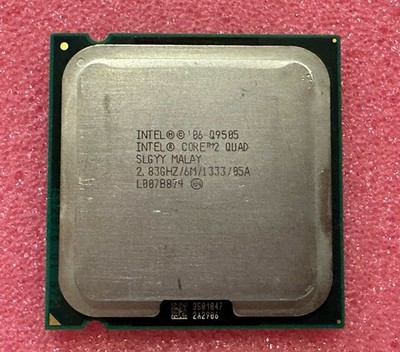 Intel Core 2 Quad-Core Q9505 2.83GHz 6MB LGA-775 Desktop Processor CPU SLGYY 65W
