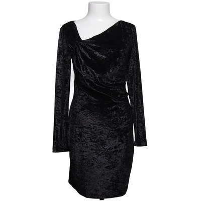 Envii, Kleid, Größe: M, ENCAR LS DRESS, Schwarz, Polyester, Velours, Damen #KGe