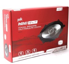 Polk Mobile Monitor MM572 5x7 Coaxial Speakers 100W RMS Marine IP56