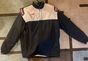 Simpson Racing SFI 5 3-2A Black XL Racing Jacket With Arm Restraints STD. 19