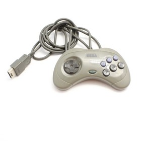 SEGA Saturn Home Video Game Console in Gray With Controller HST-0004 (Japan)