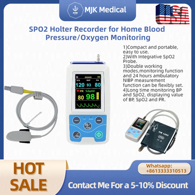 #ad 24 Hour ABPM amp; SPO2 Holter Recorder Ambulatory Blood Pressure Monitor Machine $204.00