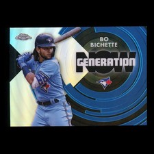 Bo Bichette 2022 Topps Chrome Update Generation Now Blue Jays