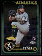 JOEY ESTES 2024 TOPPS CHROME UPDATE RC OAKLAND ATHLETICS #USC86