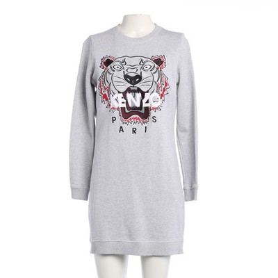 Kleid Kenzo Grau Mehrfarbig XS