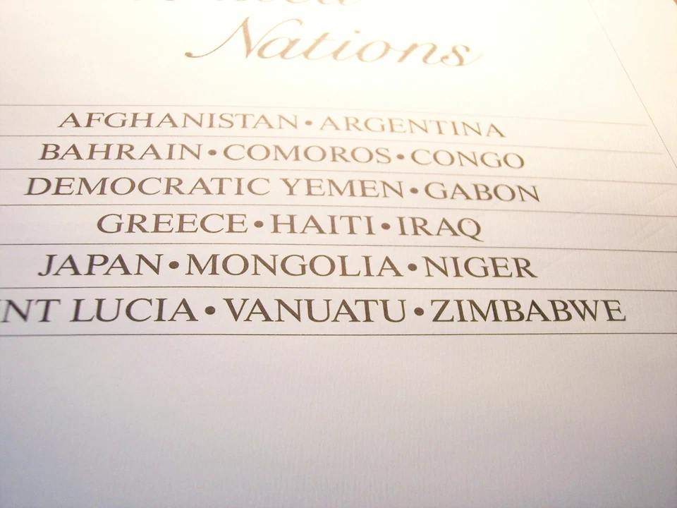 UNICEF "Flags of the United Nations First Day Covers Album - Image 3 of 4