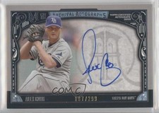 2016 Topps Museum Collection Archival Auto 107/299 Alex Cobb #AA-ACB Auto gn7