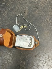 Vintage Argus Cameras L3 Light Meter with Leather Case Made in West Germany