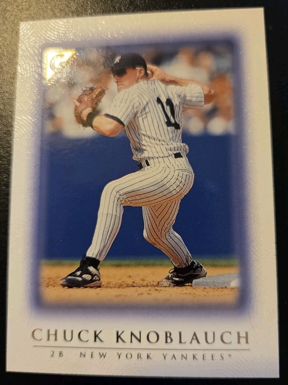1999 Topps Gallery Baseball Chuck Knoblauch #30 New York Yankees