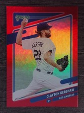 2021 Donruss Variations Holo Red #105 Clayton Kershaw