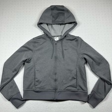 Nike Women  s Therma-FIT Full Zip Hoodie Gray Size Small