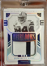Panini National Treasures HEIRLOOMS Holo Silver DeMarcus Ware /25 Cowboys HEI-19
