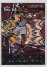2020-21 Panini NBA Hoops Lights Camera Action Purple Explosion Kawhi Leonard 0c2