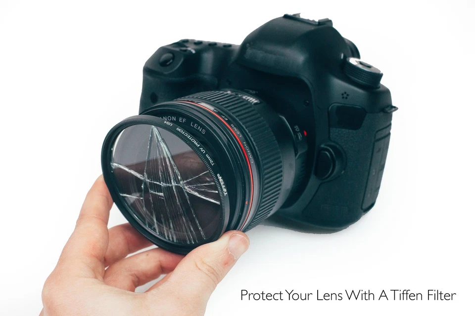 Tiffen 55mm UV Protector Camera Lens Filter Clear Durable Impact Resistant - Image 2 of 4