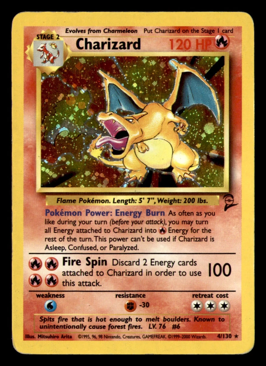 Pokémon Charizard Base Set Cards for sale - eBay
