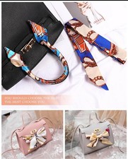 6 Pack Scarf Bags for Women Handbag Scarfs Band Narrow Scarf Hair Neck Scarf ...